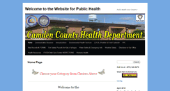 Desktop Screenshot of camdencountyhealth.org